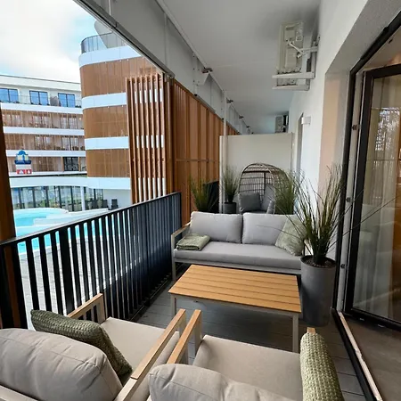 דירה Baltic Waves Luksusowy Apartamnet Z Basenem I Parkingiem מידזיזדרויה